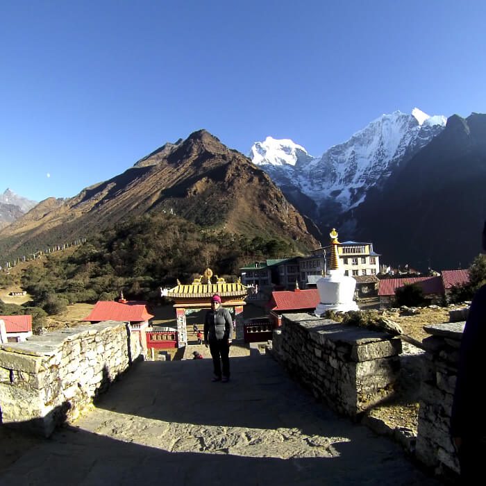 View from Tengboche Monastery