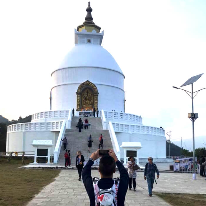 Peace Stupa in Pokhara