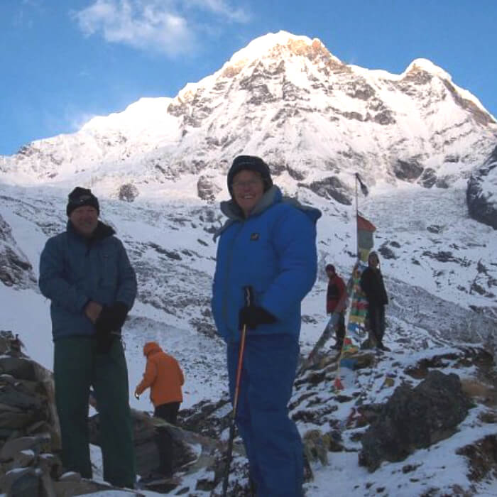 Annapurna Base camp in winter