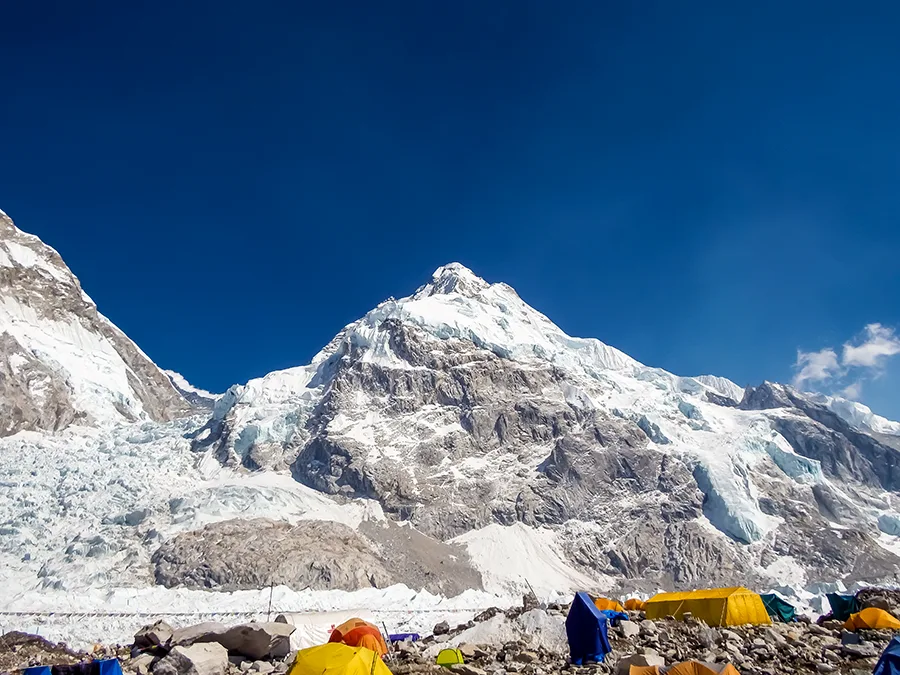 View from Mt Everest Base camp